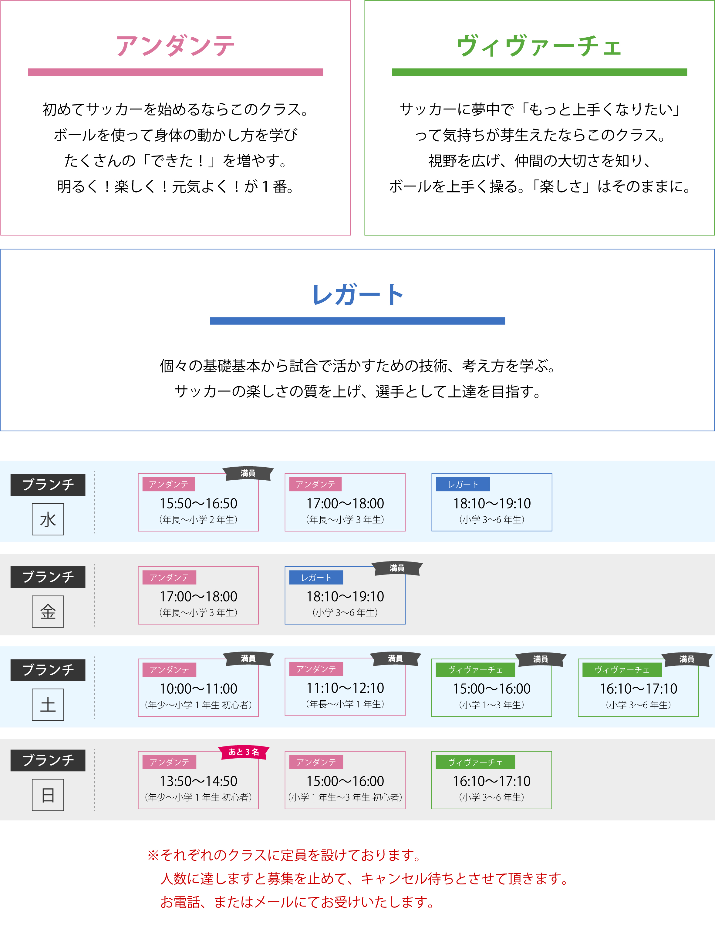 スケジュール